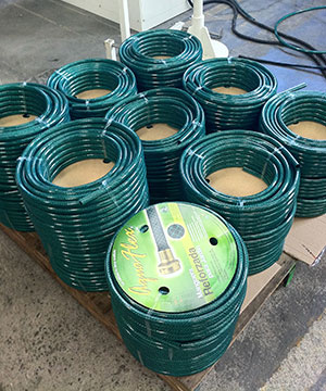 PVC fiber-reinforced hoses. (Garden hose, mining hose)